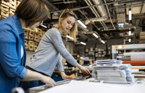 Qualfon print services case study visual