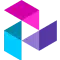Mobile Qualfon AI platform icon in gradient colors